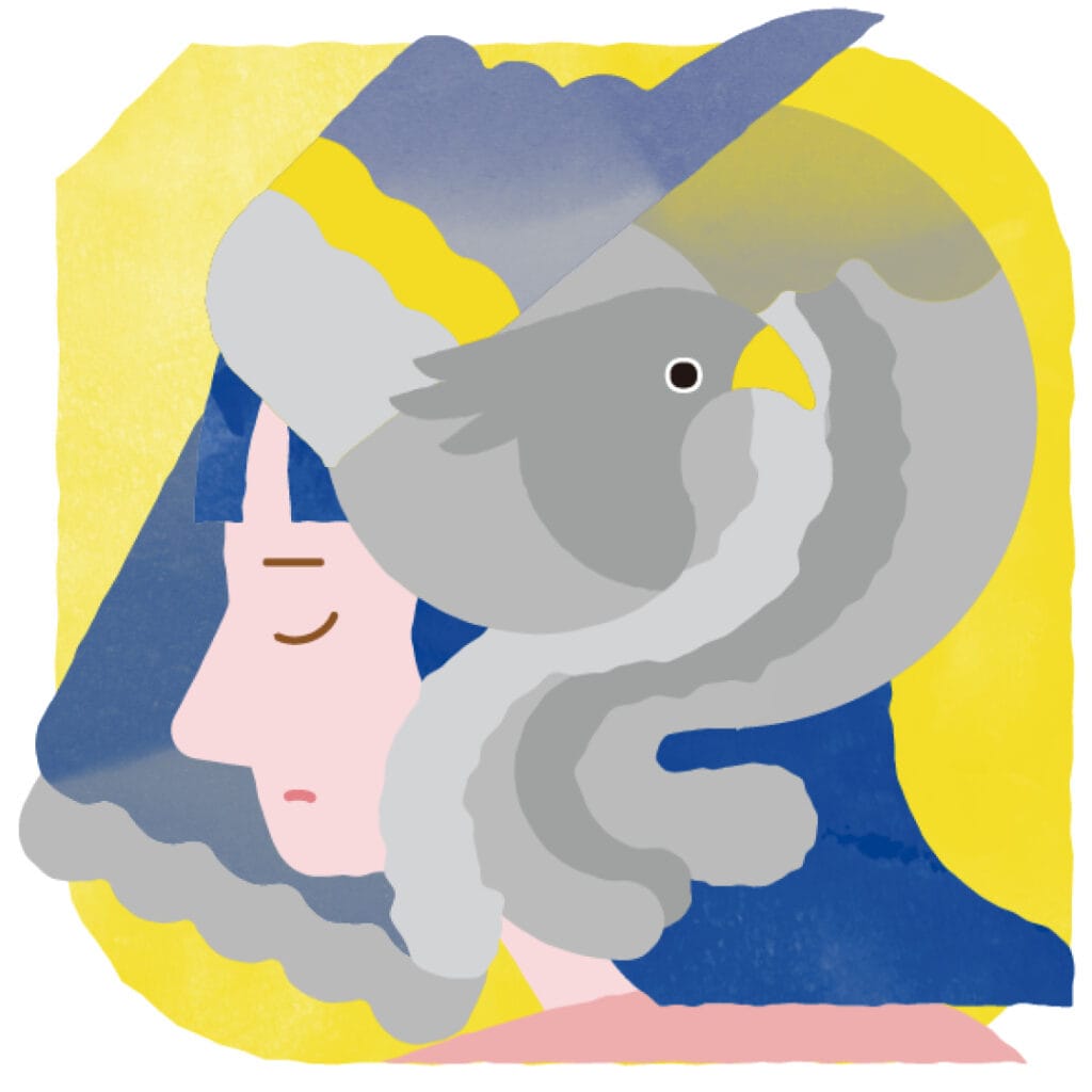 銀の鳳凰座イラスト