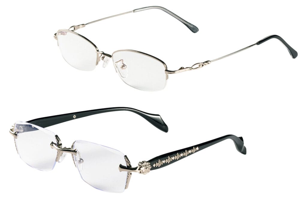 WEGOのリムレスメガネ