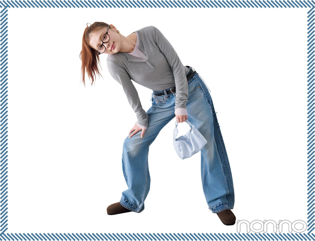 居酒屋に行く日のデニムコーデLevi's
LOW LOOSE JEANS MEDIUM INDIGO