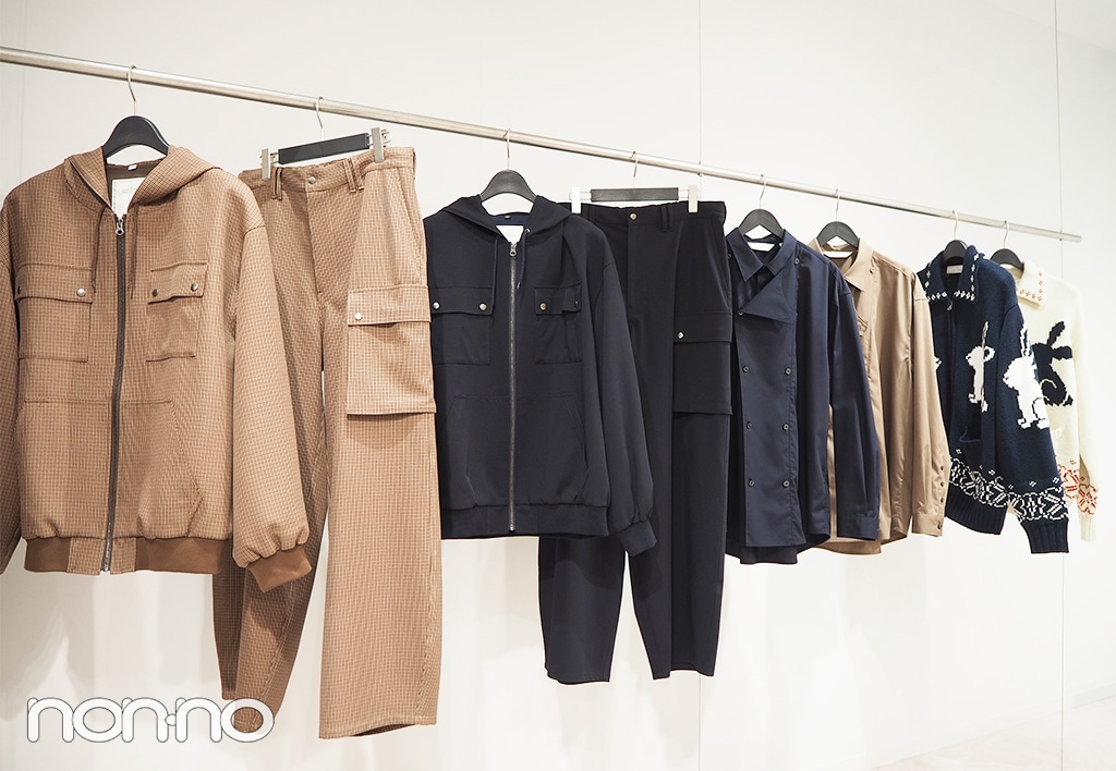 GU×rokhのメンズアイテムは4型