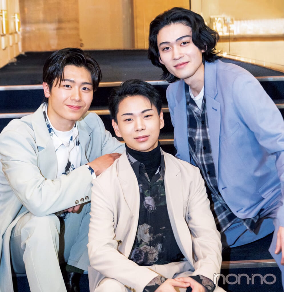 市川染五郎さん、尾上左近さん、市川團子さん