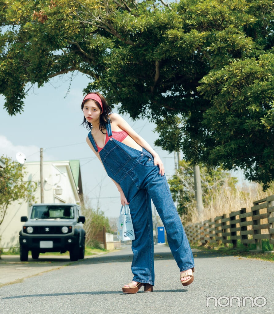 菊地姫奈が着る出歩ける♡ タウンユースなトレンド水着