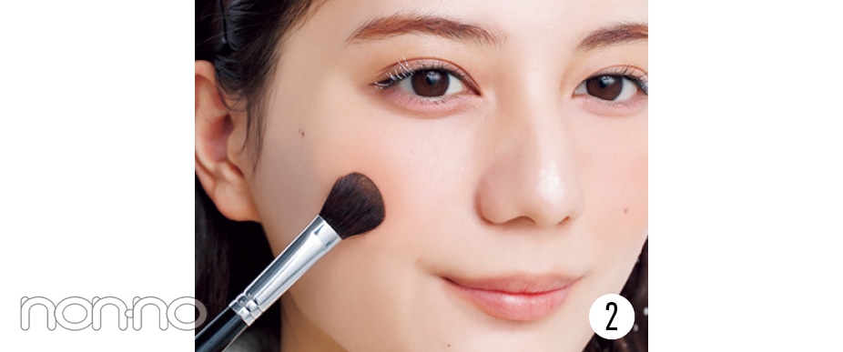 小坂菜緒の冬のゆきんこメイクプロセスカット1−6