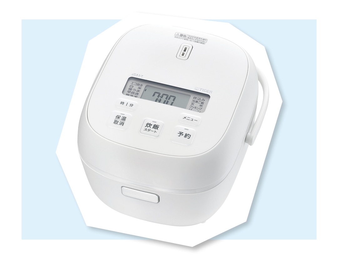 一人暮らしおすすめ家電　TIGER　マイコンジャー炊飯器 JBS-G055