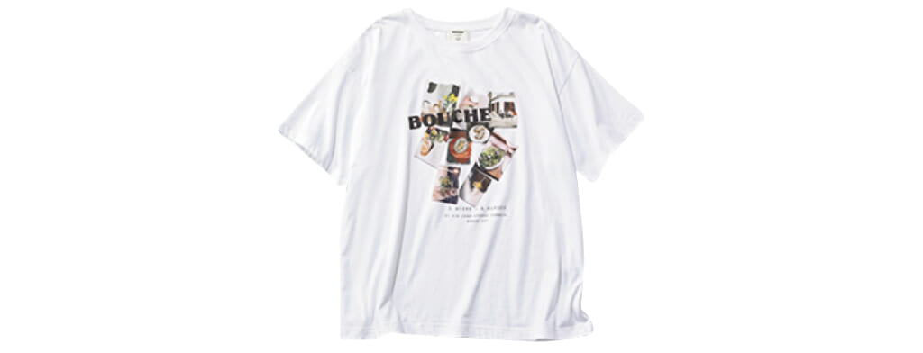今っぽガーリー憧れヒロイン着回しアイテム プリントTシャツ