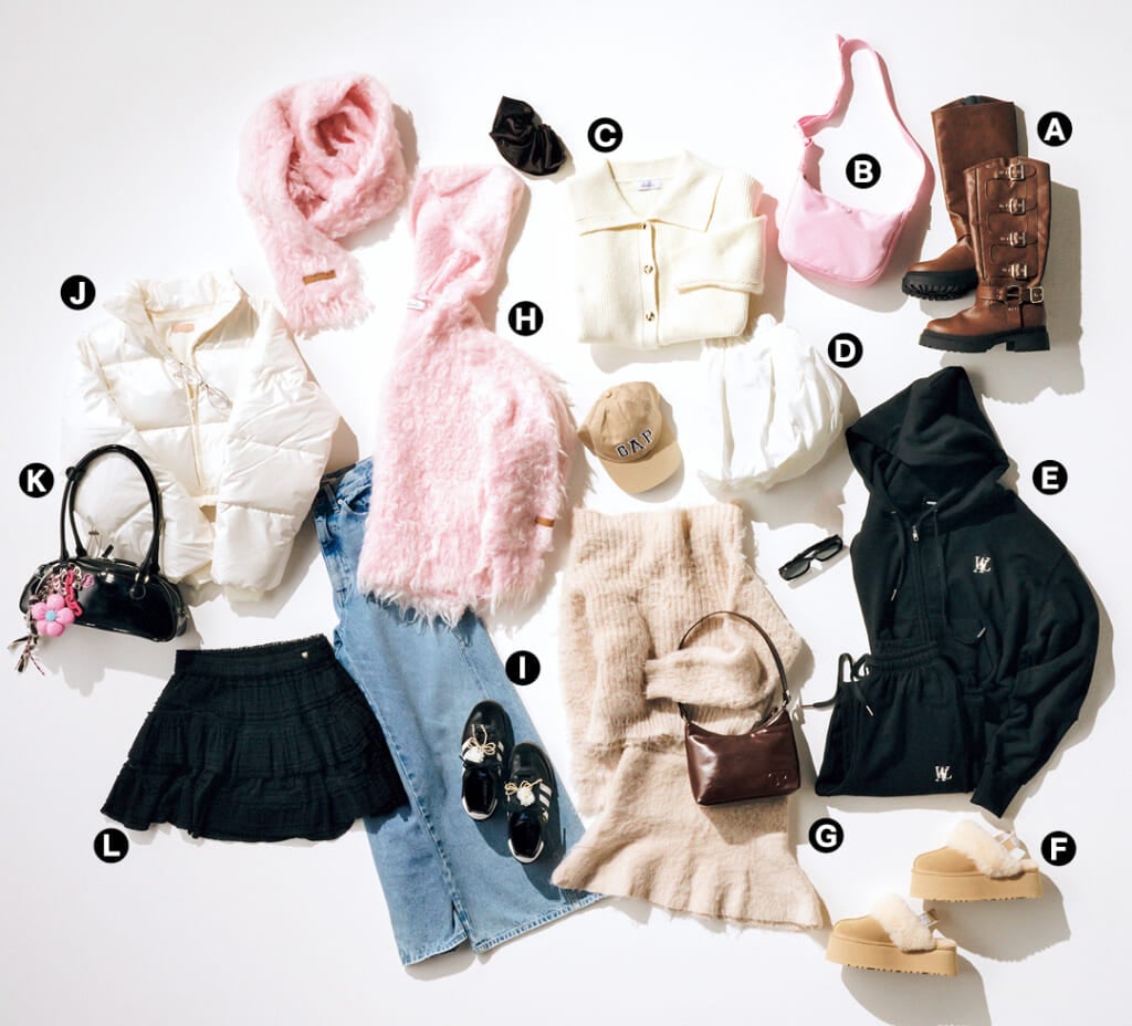 香音が韓国旅行に持って行く服・コーデ