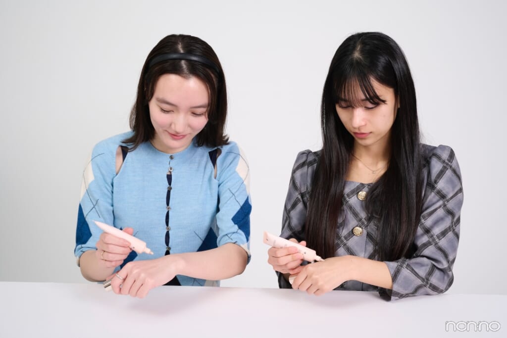 エリクシールの「デーケアレボリューション トーンアップ BE + ca」をお試し