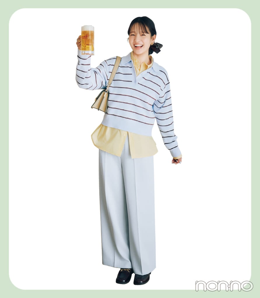 横田真悠の好きな色で大人っぽく進化♡春休み着回し15daysモデルカット6-3