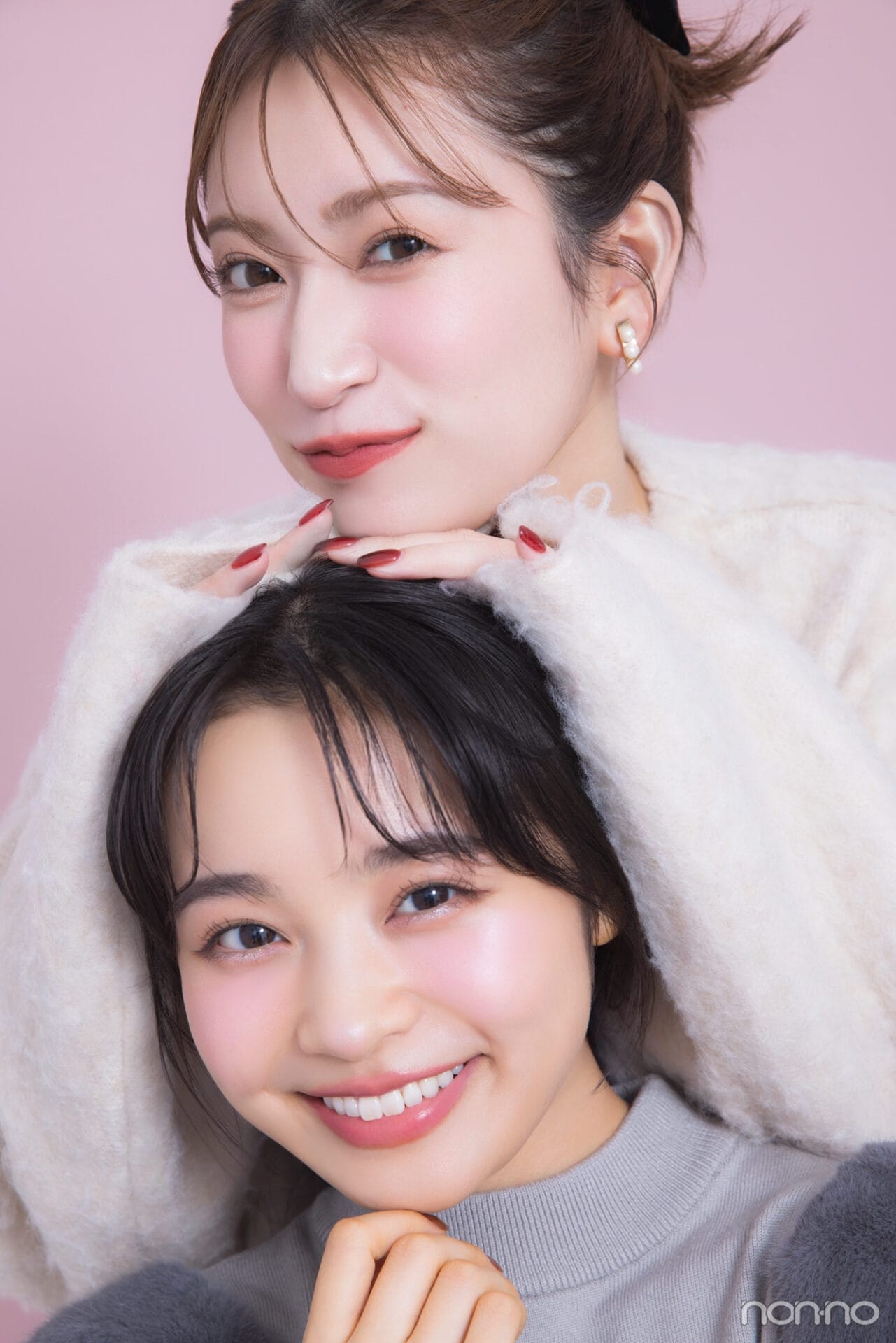 林芽亜里と吉田朱里さんのツーショット