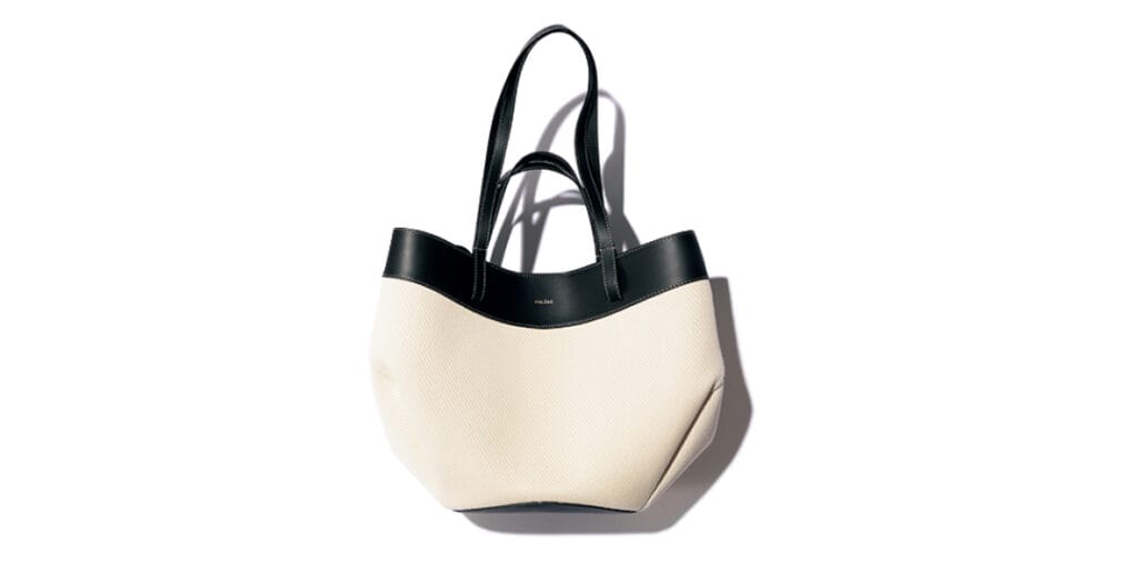 キャンバス×レザービッグトート