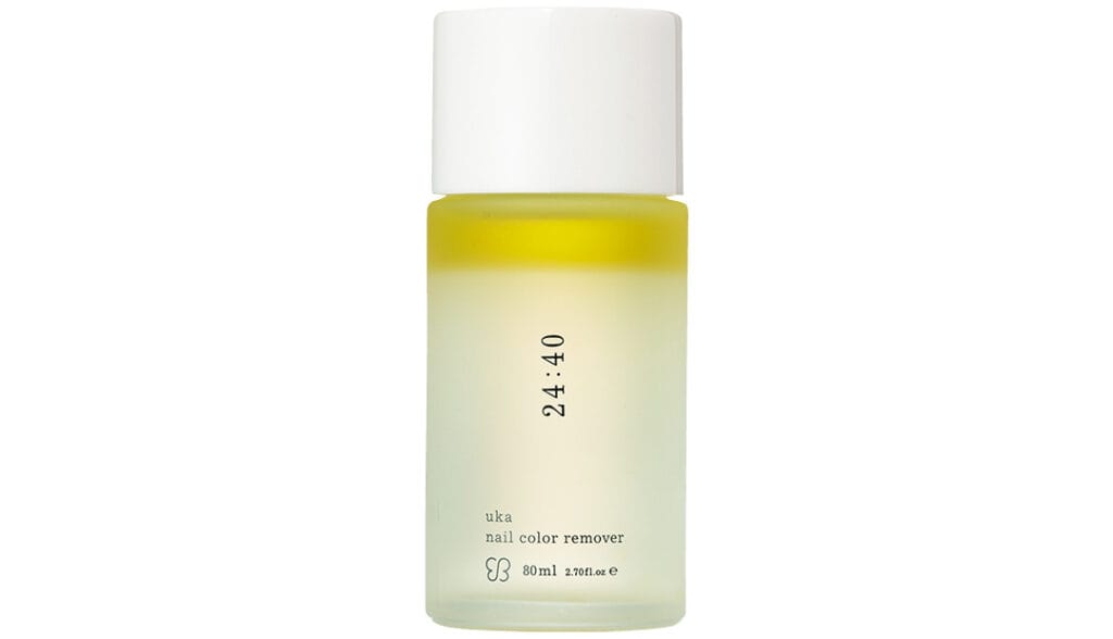 uka nail color remover 24:40 80ml¥2750/uka Tokyo head office