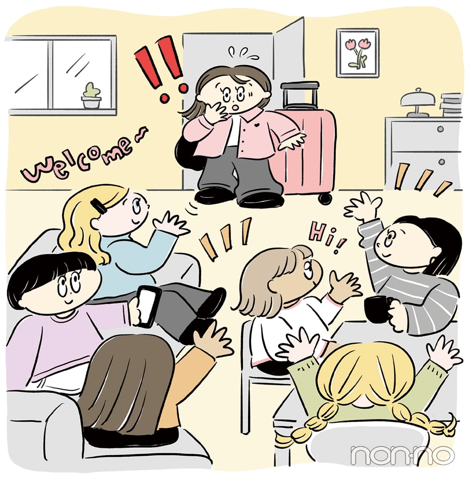 みんなの海外体験レポイラスト1-1
