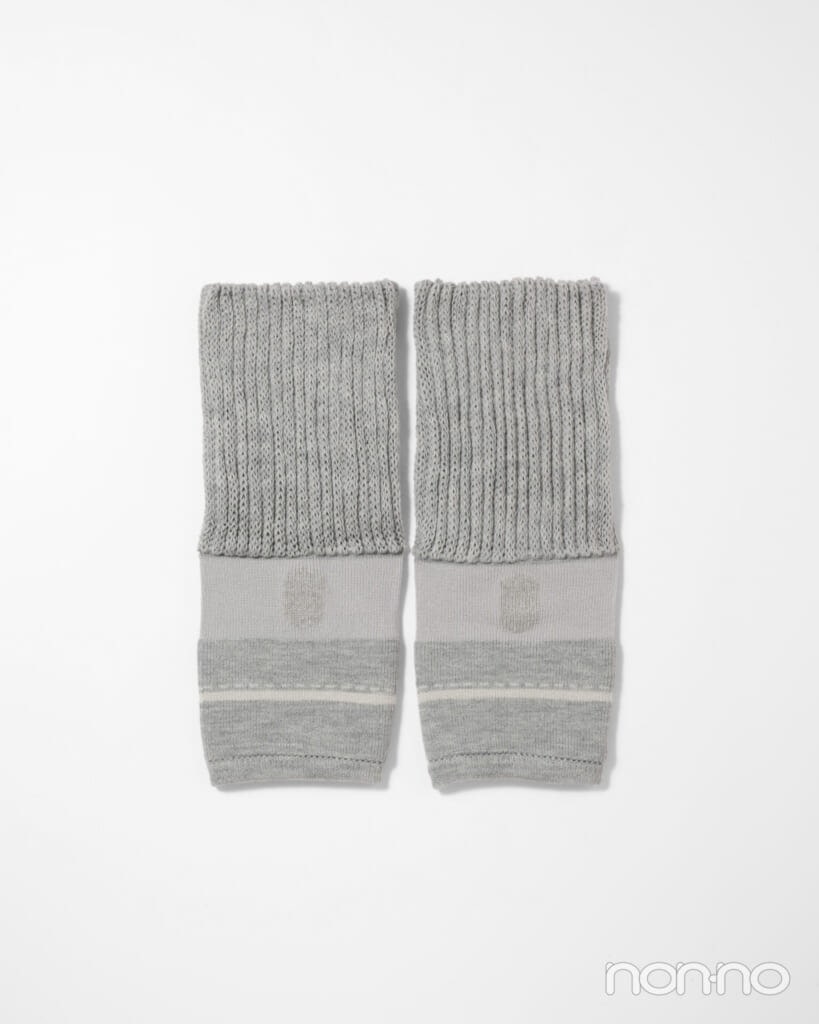 靴下の岡本「まるでこたつ足首ウォーマー」のグレー