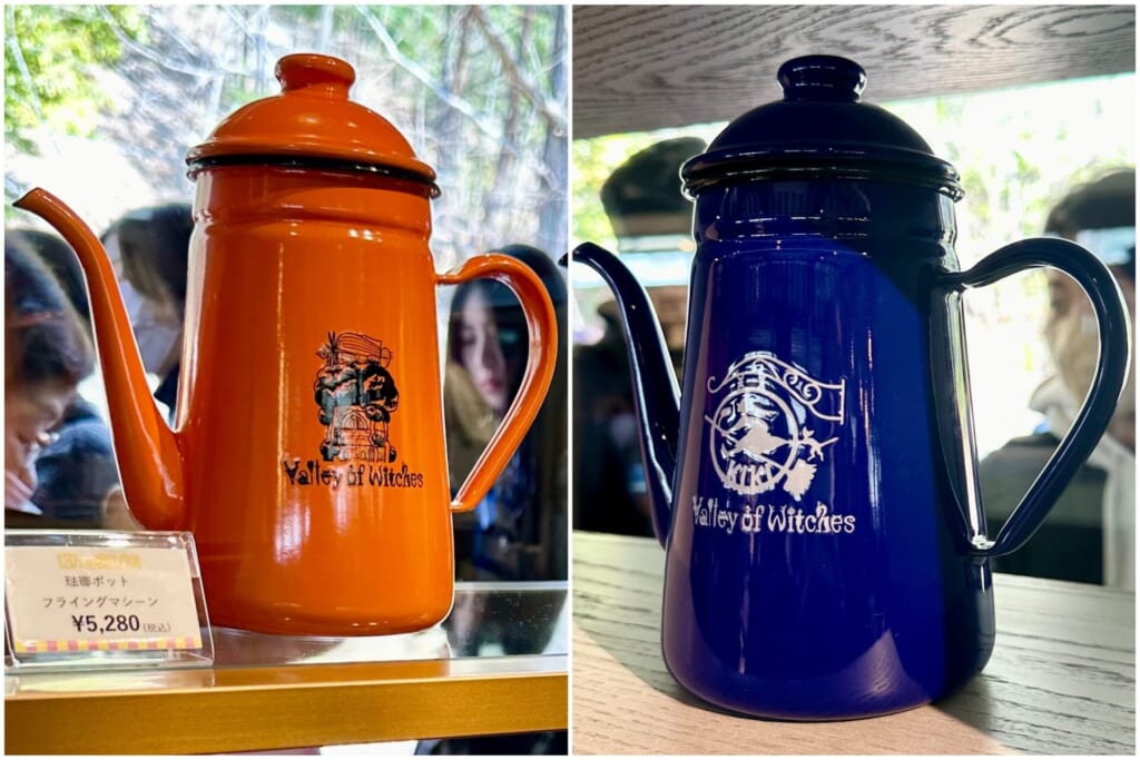 ジブリパーク「魔女の家」のショップ「13人の魔女団」で買えるおすすめオリジナルグッズやお土産:琺瑯ポット