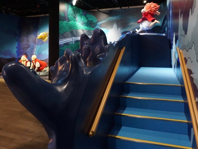 ジブリパーク・ジブリの大倉庫「ジブリのなりきり名場面展」：崖の上のポニョ