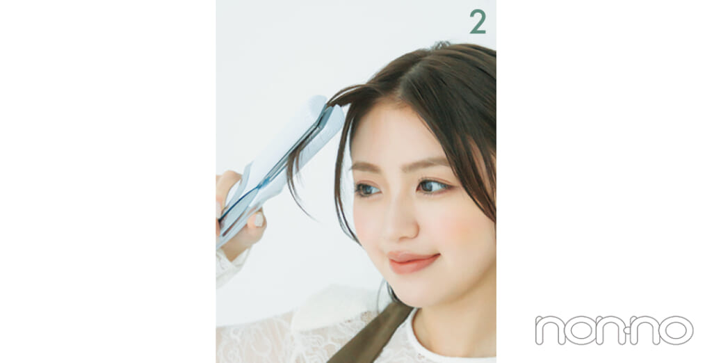 香音のストレートアイロンアレンジプロセスカット1-18
