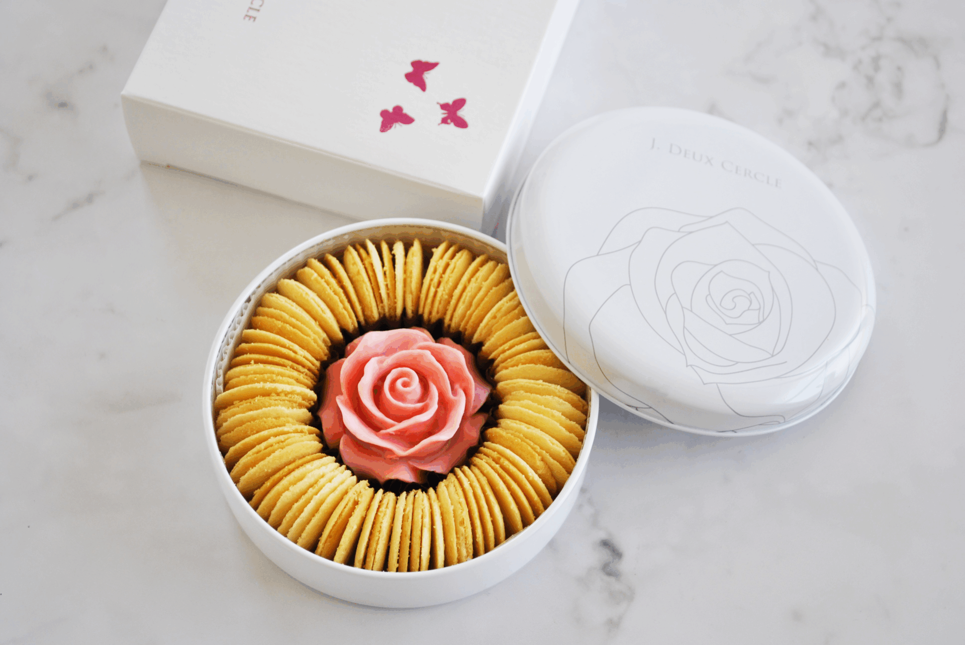 J.DEUX CERCLEのリングバニラローズチョコ