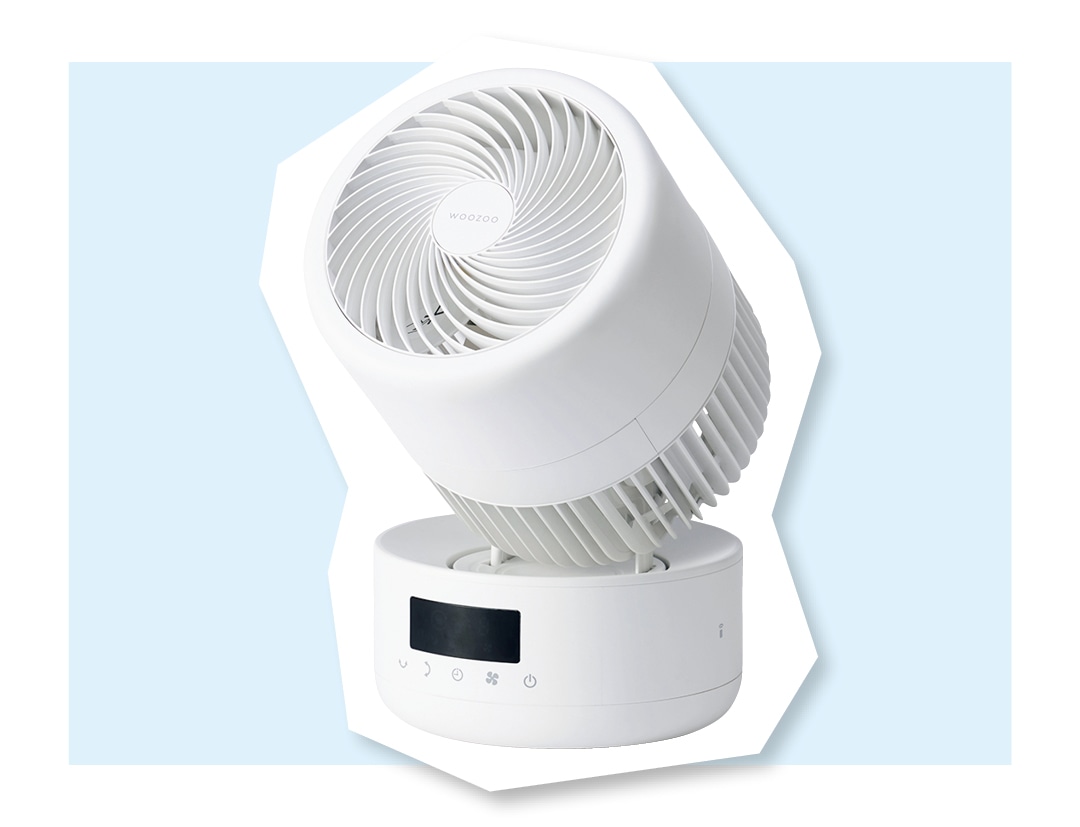 一人暮らしおすすめ家電　アイリスオーヤマ サーキュレーター WOOZOO 360 barrel PCF-CD15TECA