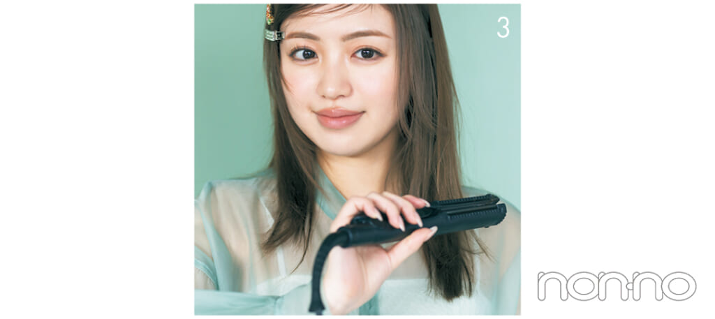 香音の衿の形×ヘアアレ相性マッチングプロセスカット2-4