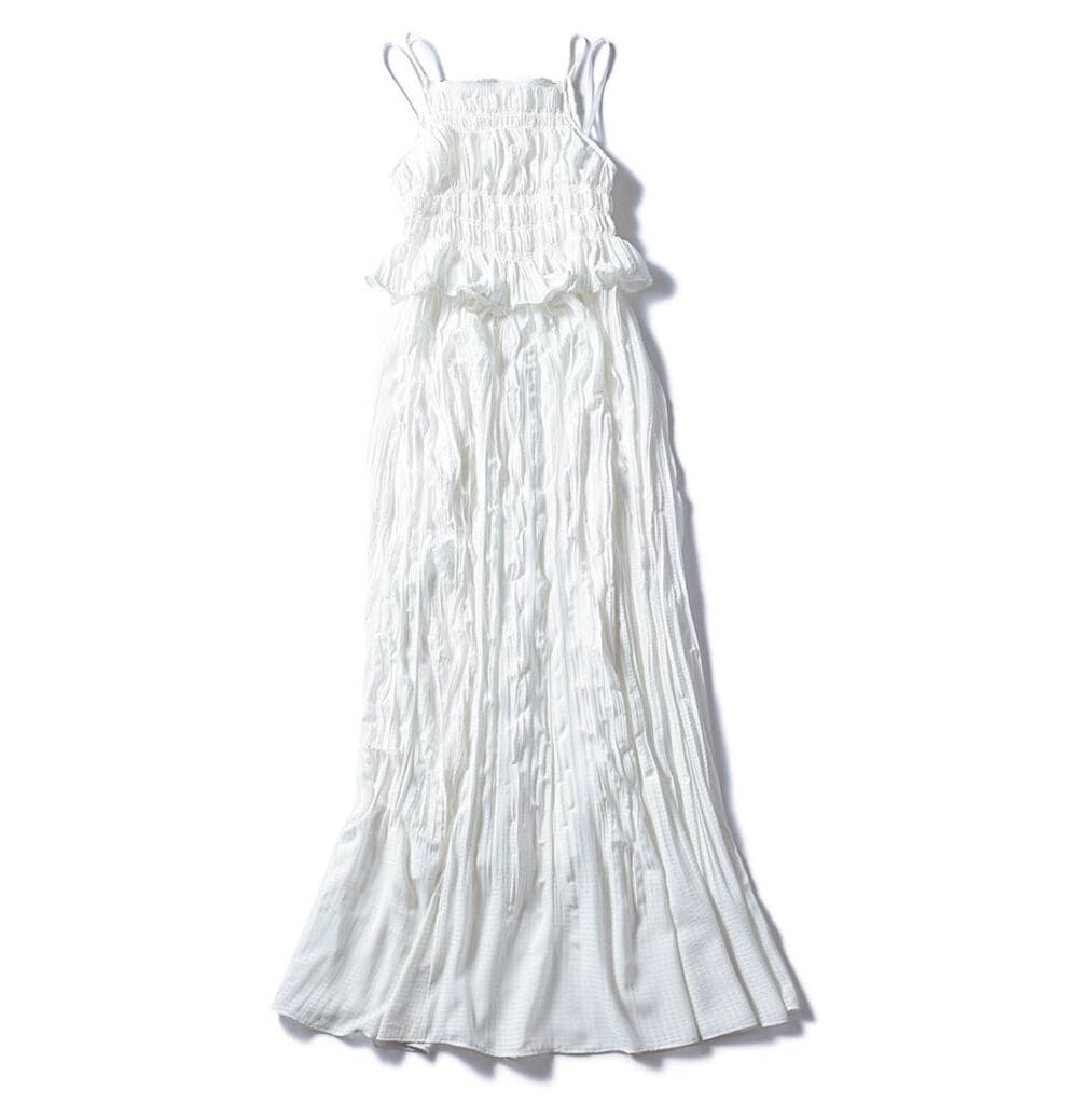 【SNIDEL】白のキャミワンピース