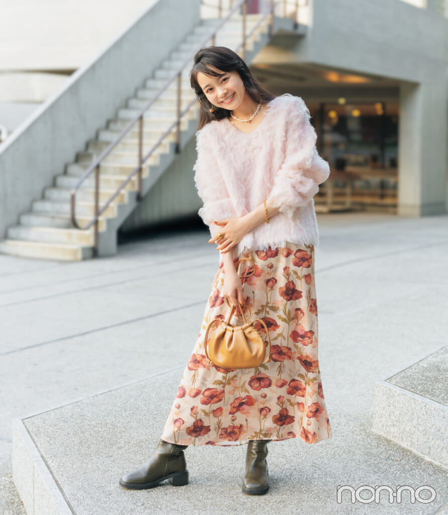 林芽亜里の「オルセー美術館所蔵　印象派―室内をめぐる物語」に行く時の美術館コーデ1