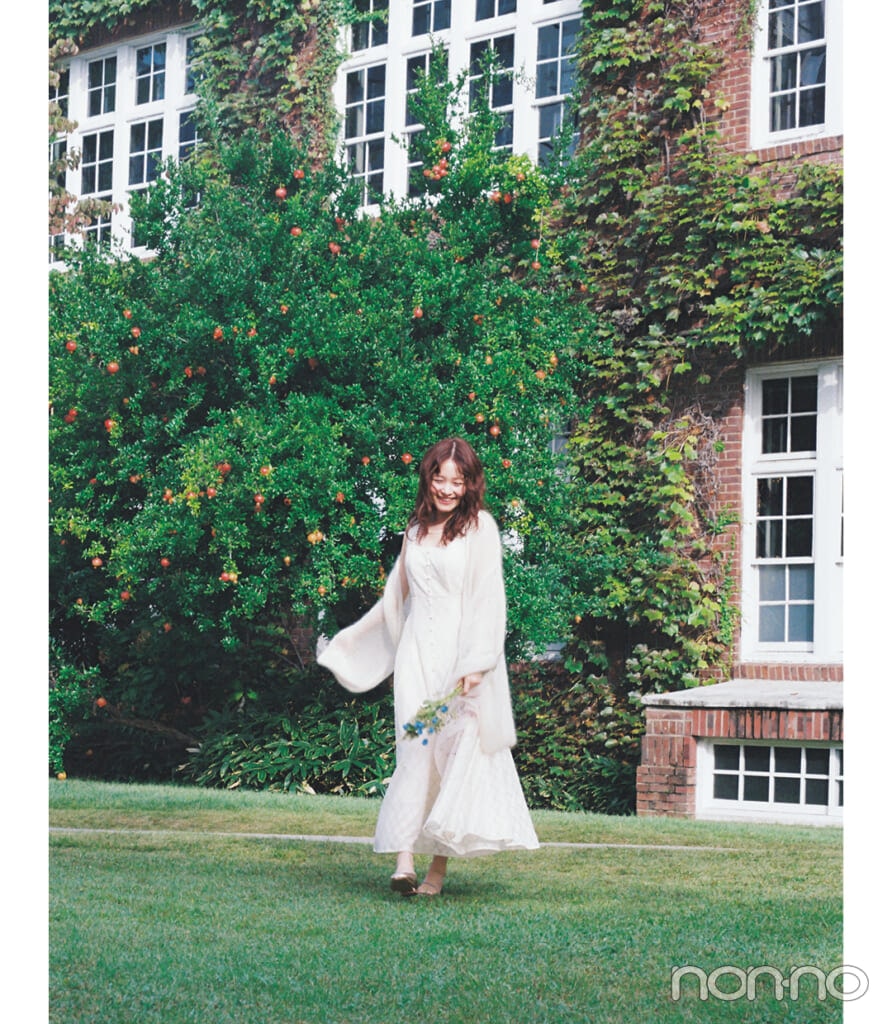 久間田琳加のシネマなヒロインワンピースコーデ