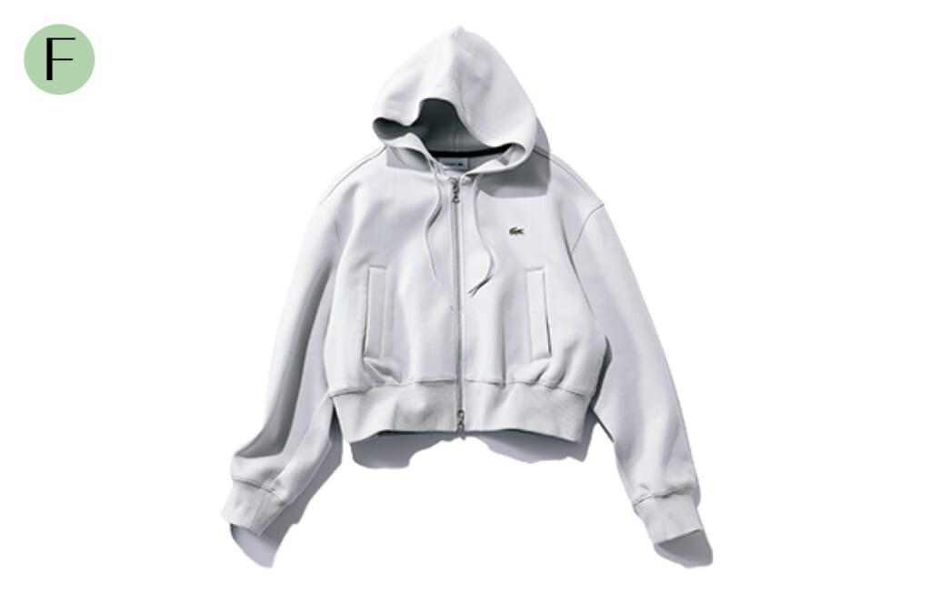 パーカ￥24200／ラコステ