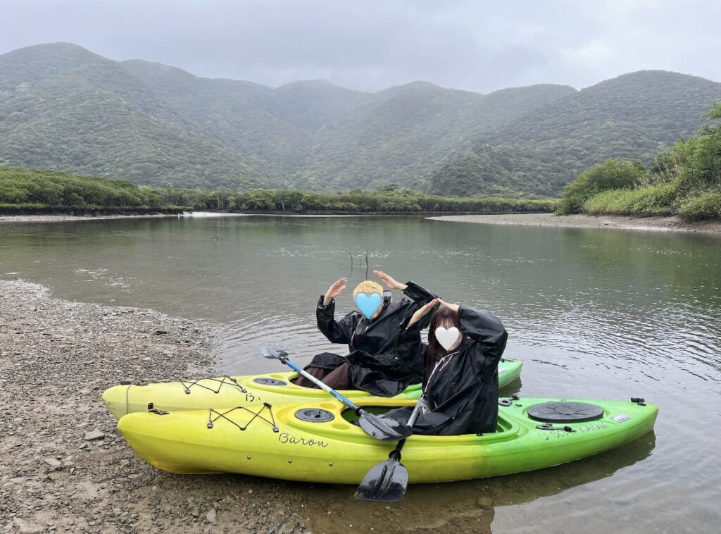 奄美大島 マングローブカヌー マングローブ茶屋 カップル