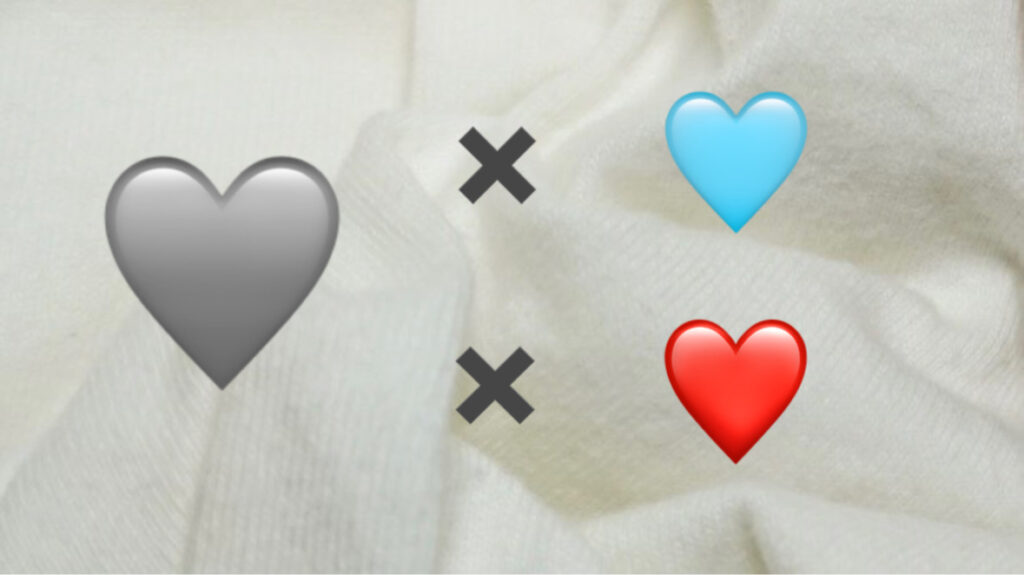 グレーの色合わせのイメージ画像