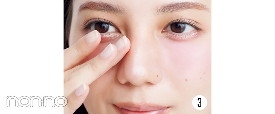 小坂菜緒の冬のゆきんこメイクプロセスカット2−6