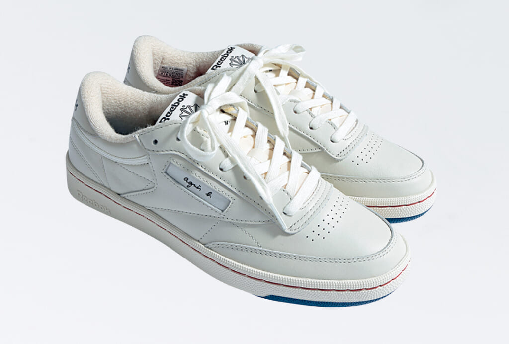 Reebokのディテールで魅せる白スニーカー「アニエスベー CLUB C 85 VINTAGE」