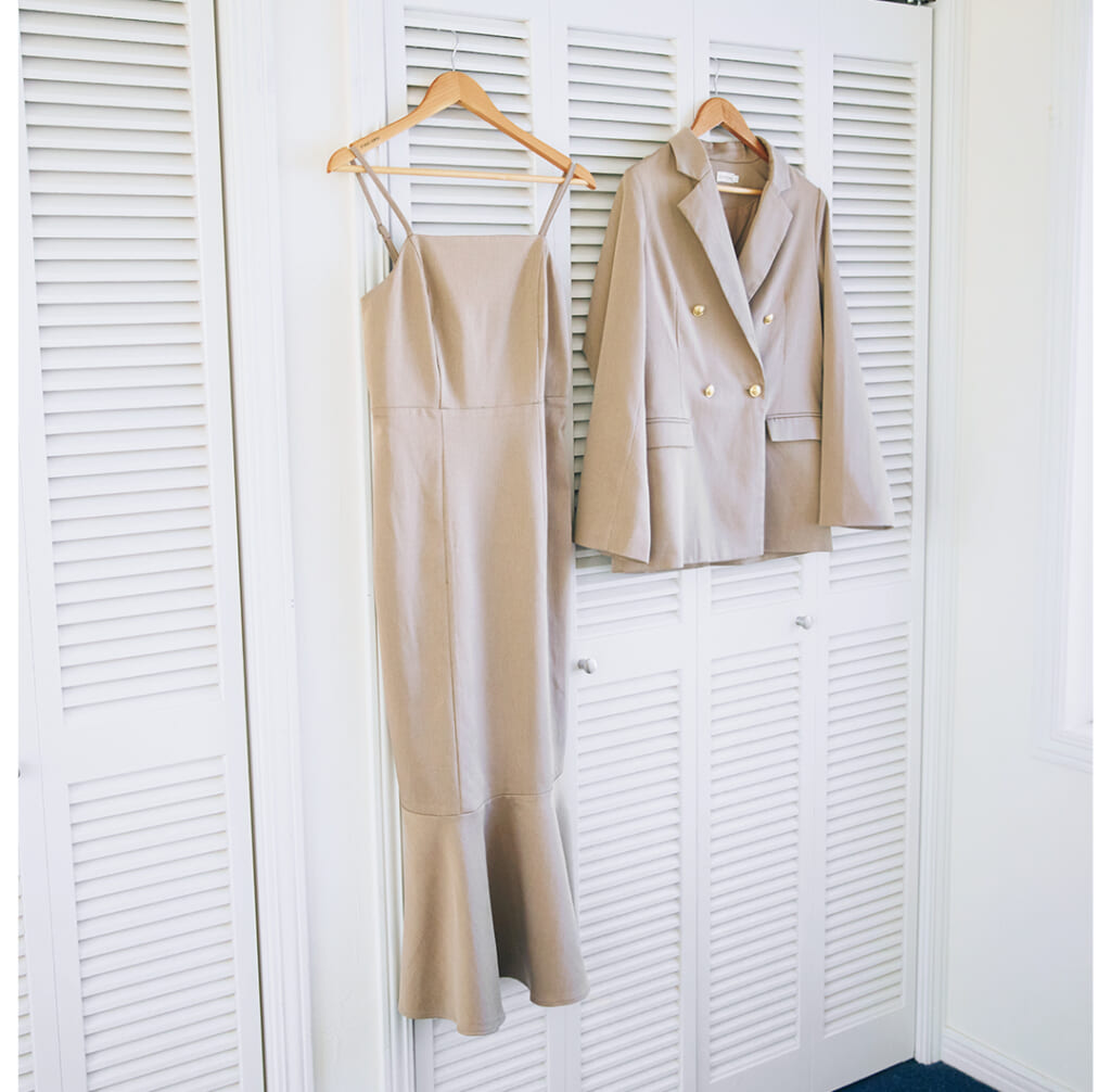 CENEAのキャミワンピセットアップ