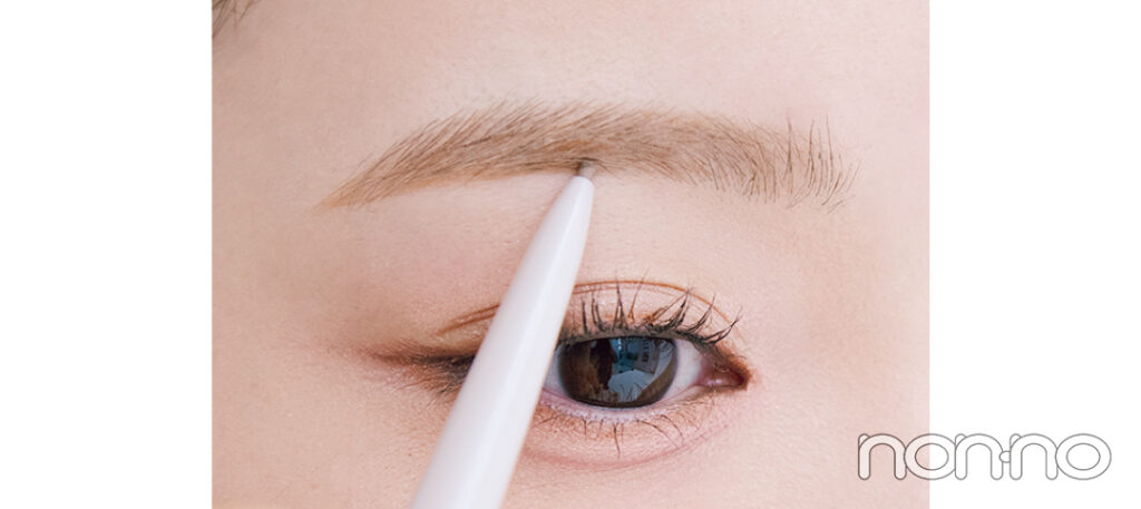 村上なずなのうぶな毛流れ眉orふわふわスフレ眉にころもがえプロセスカット1-9