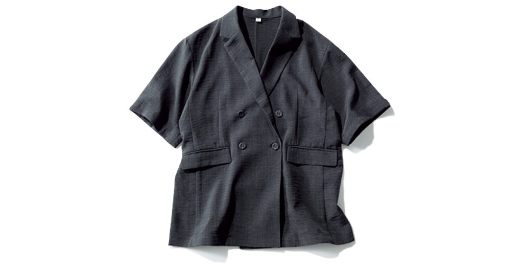 暑くても快適な高機能服-半袖ジャケット