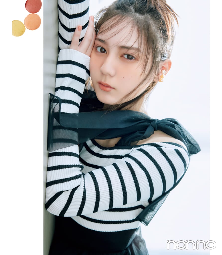 小坂菜緒のマカロンみたいなさらふわオレンジチーク