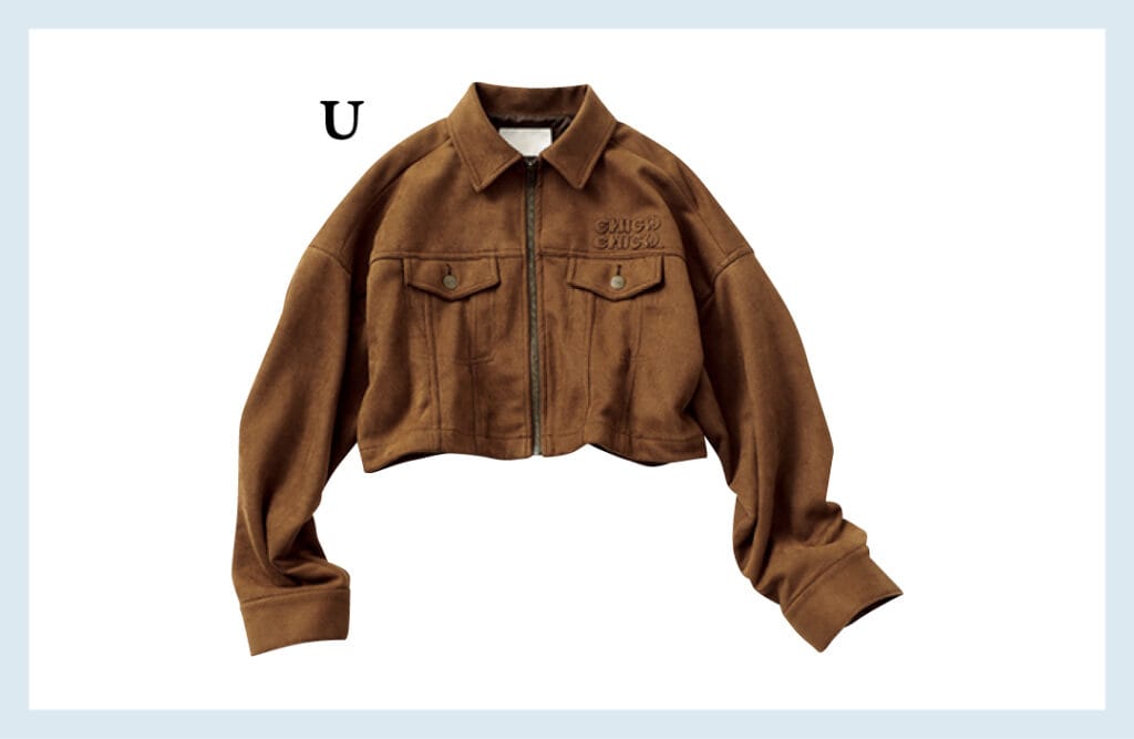 15℃以上の日のスウェード調ブルゾン