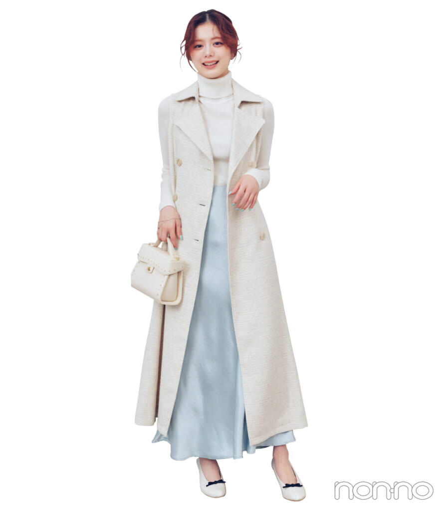 リゼクシーのコスパ最強アウターを着る紺野彩夏2