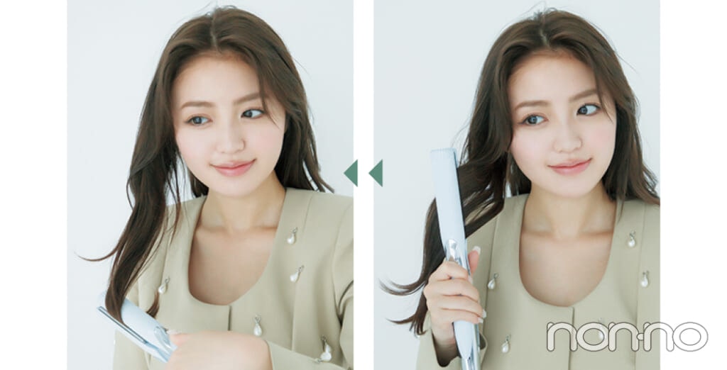 香音のストレートアイロンアレンジプロセスカット1-15