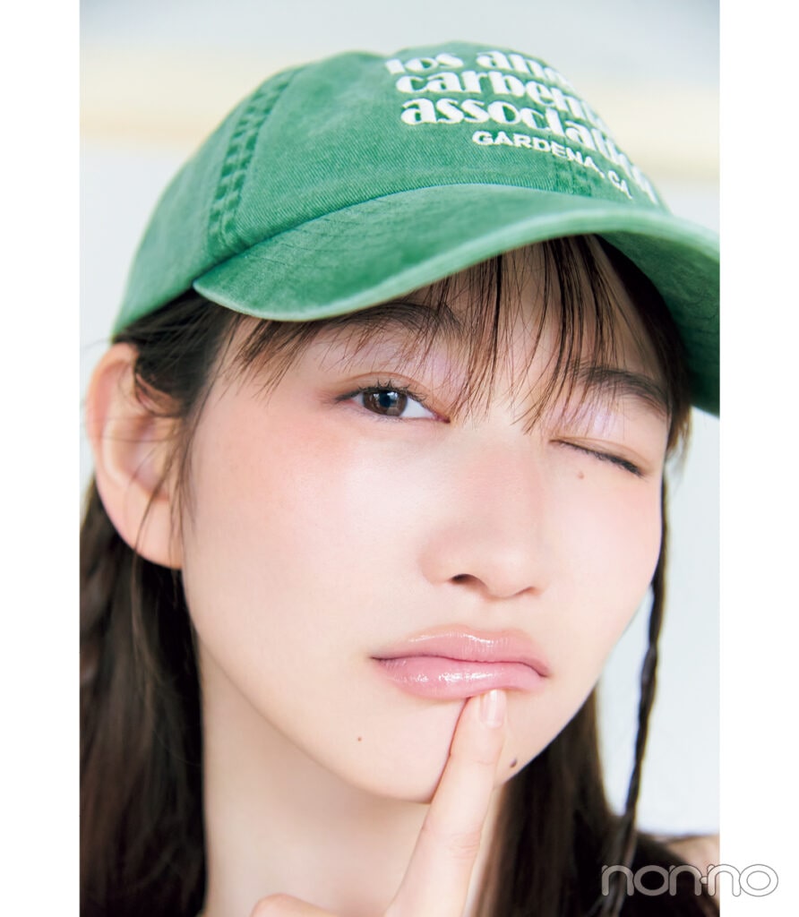 岡本夏美の接近戦メイク3