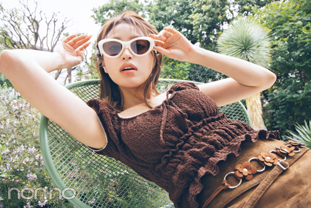 韓国のメガネブランドNOPUBLICのサングラス着用写真