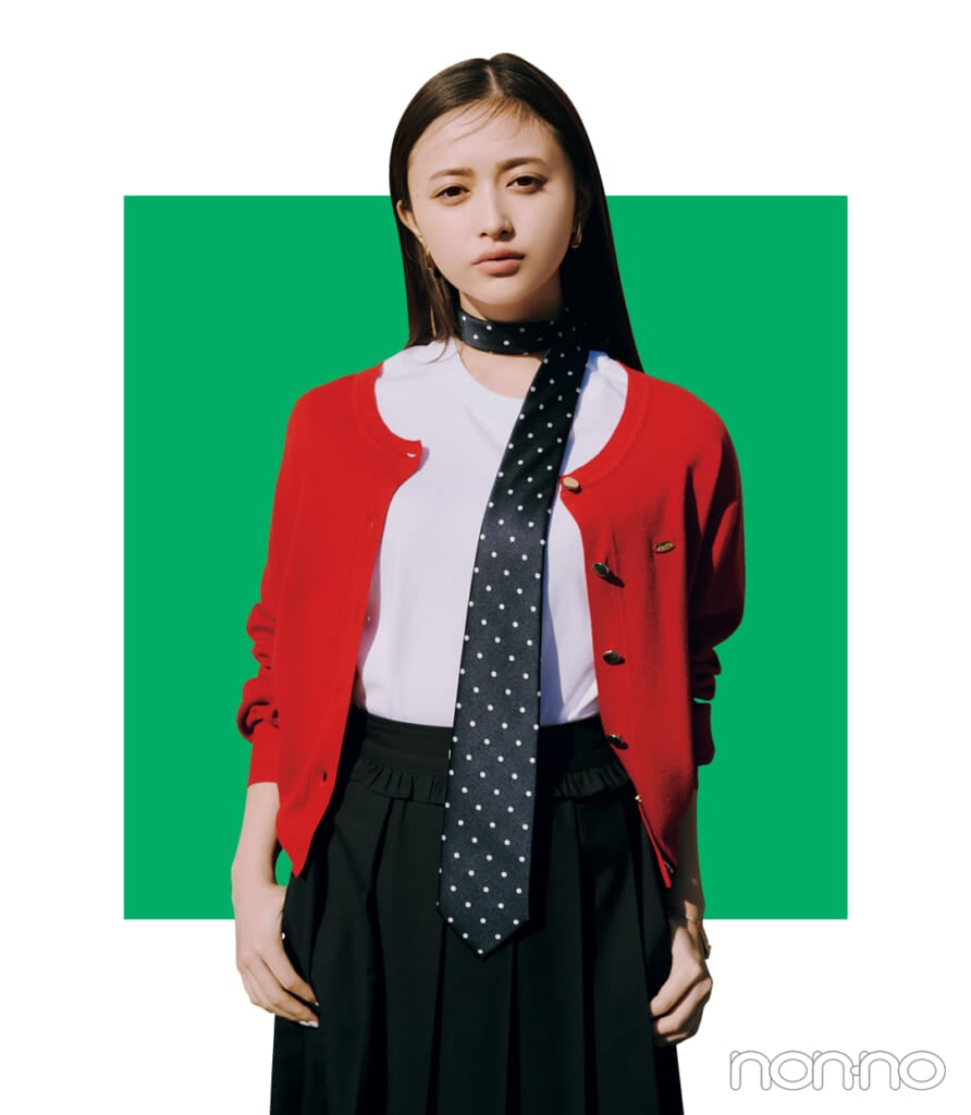 井上和のアクセサリーとしてのネクタイコーデ3-3