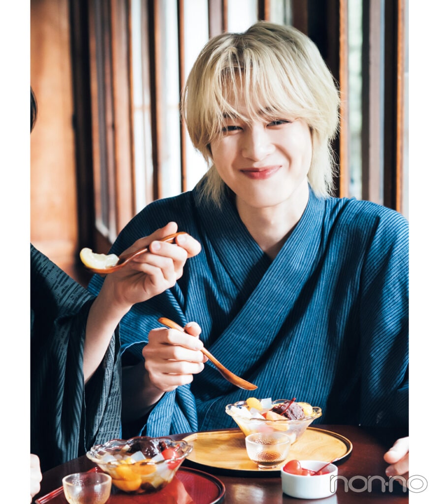 INIの佐野雄大さんの浴衣カット