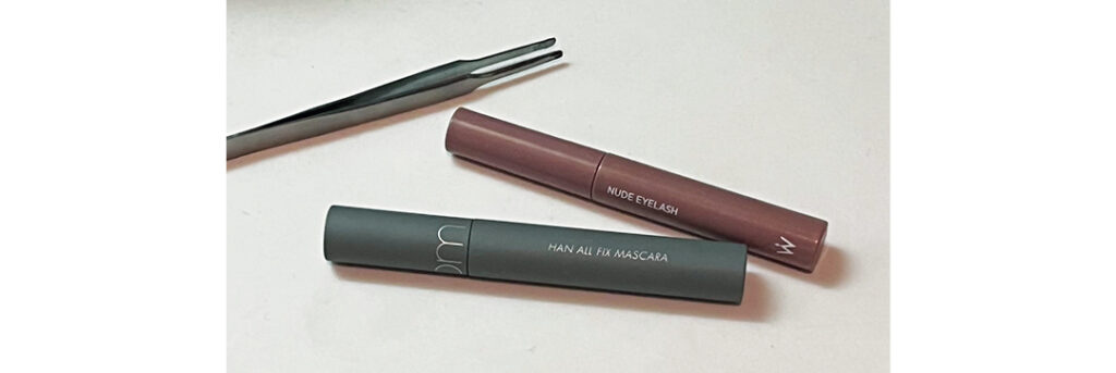 百均のピンセットを使ってマツエク風まつげをクリエイト（Sakiさん・大学4年）