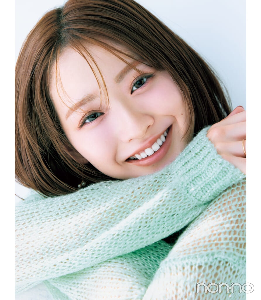 村上なずなの素肌からキレイ風ベースメイクレシピモデルカット1-1