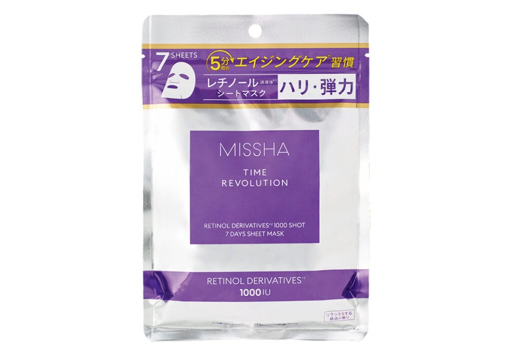 ミシャ タイムレボリューション レチ1000ショット 7daysマスクセット