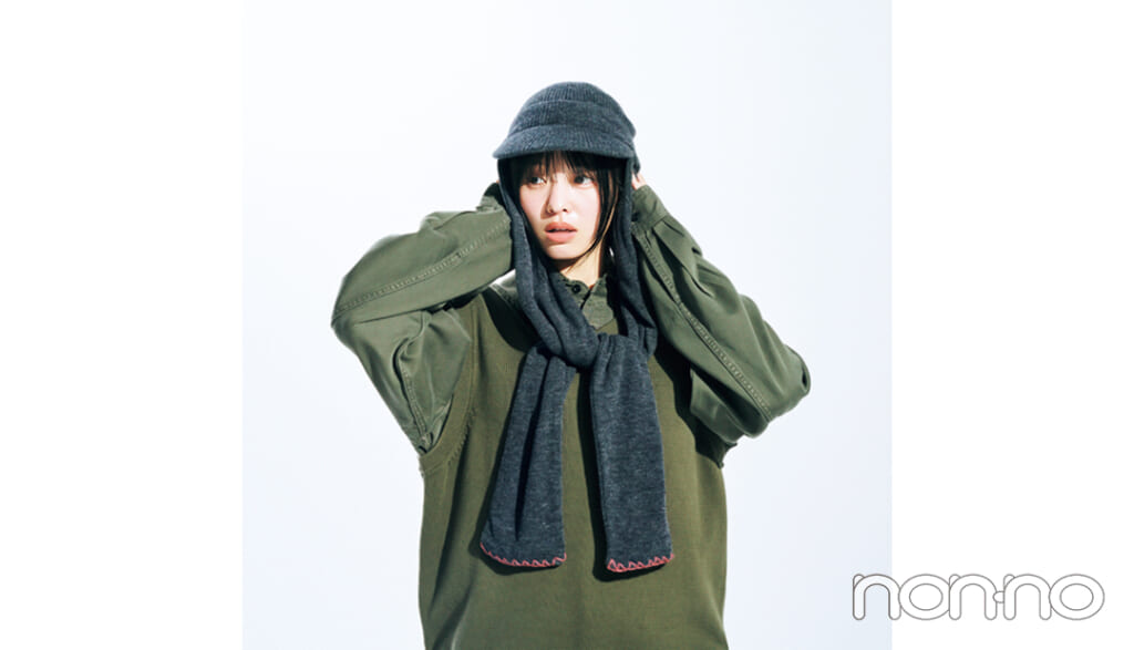 横田真悠の韓国旅行コーデモデルカット1-7