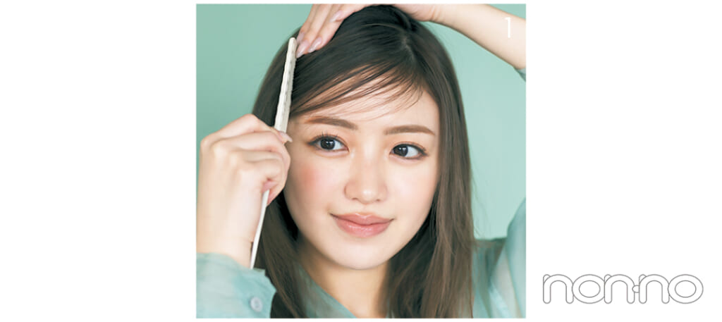 香音の衿の形×ヘアアレ相性マッチングプロセスカット2-2