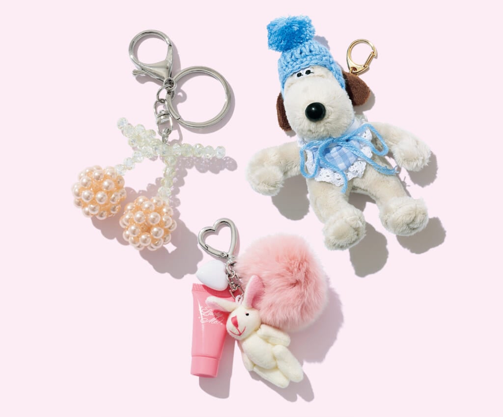 話のきっかけを作れるおしゃれ可愛いバッグチャーム