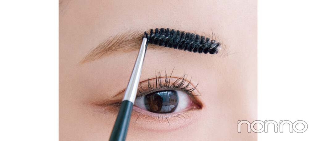 村上なずなのうぶな毛流れ眉orふわふわスフレ眉にころもがえプロセスカット1-8