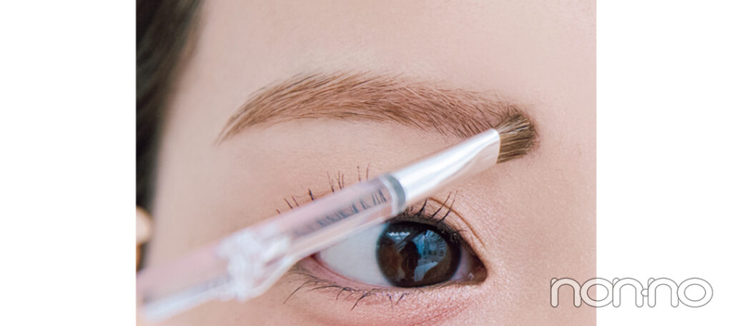 村上なずなのうぶな毛流れ眉orふわふわスフレ眉にころもがえプロセスカット2-8